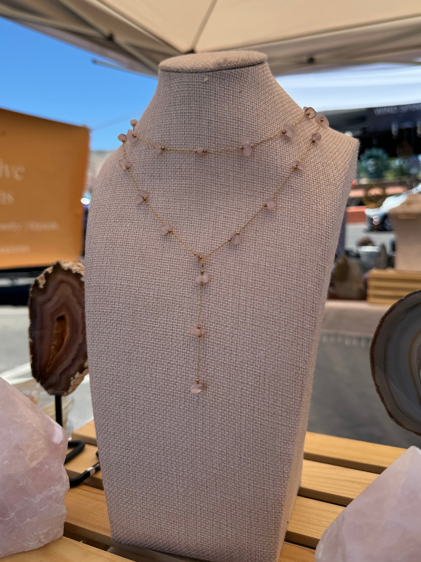 Rose Quartz Necklace